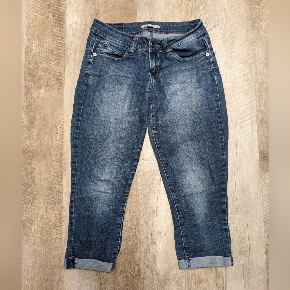 YMI Cuffed Cropped Jeans
